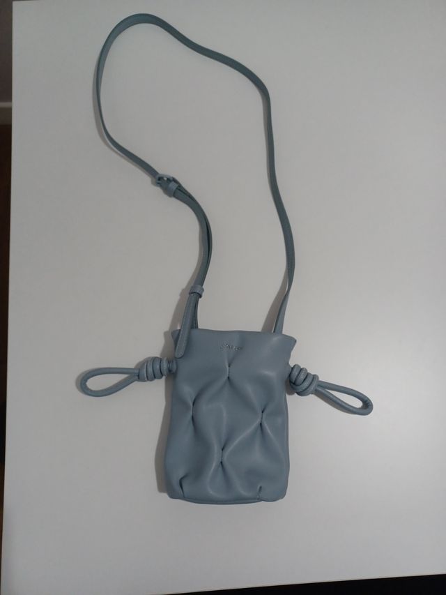 Bolso bandolera gris