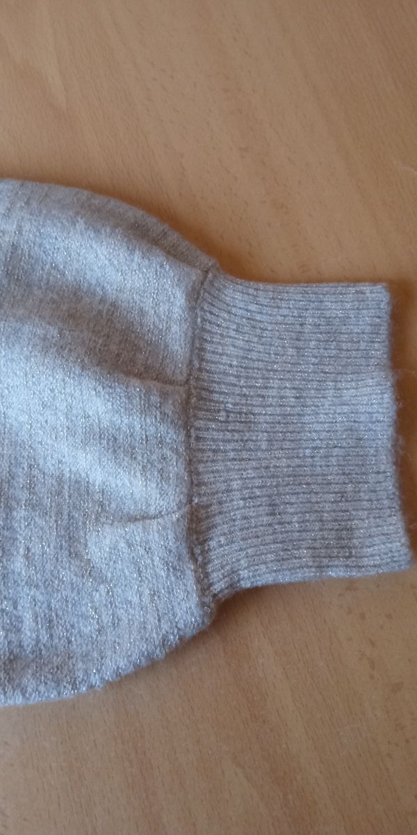 Jersey beige con hilo dorado talla XXXL