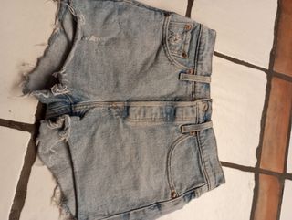 Shorts Levis Blu Denim