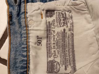 Shorts Levis Blu Denim