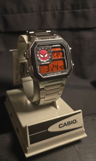 Casio AE1200 Custom Spidy
