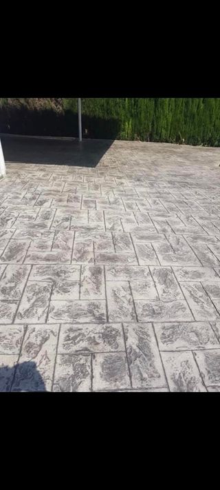 Hormigón impreso y vertical