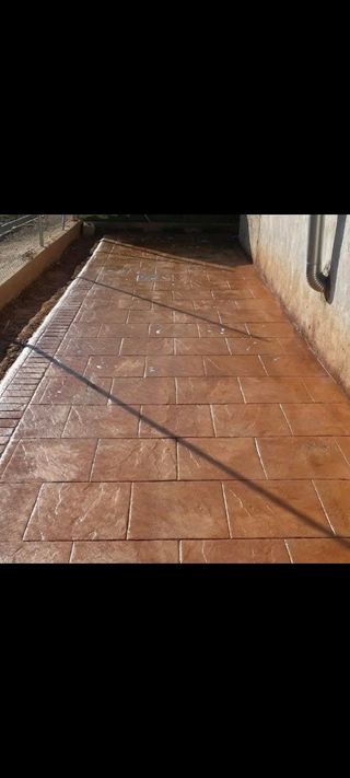 Hormigón impreso y vertical