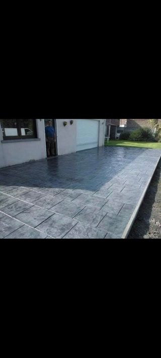 Hormigón impreso y vertical