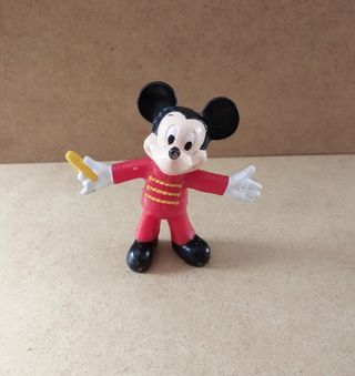 Antigua Figura Mickey Mouse Domador Jefe de Pista