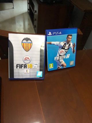 2 Juegos PS4 FIFA 18 y FIFA 19