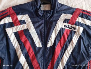 Chaqueta Adidas Retro Azul y Roja