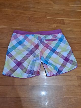 Pantaloneta Rip Curl Cuadros Morado