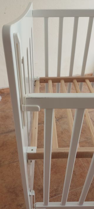 Cuna Bebecar Trama Blanca