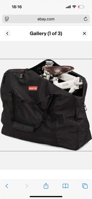 Bolsa de viaje para bicicleta plegable Lamaki
