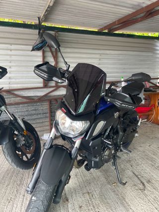 Paramanos y Cúpula Yamaha MT-07