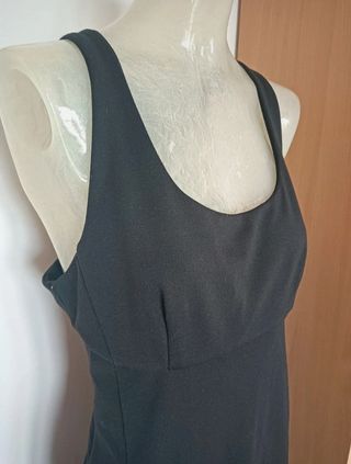 Scamiciato nero Fiona C. Taglia S