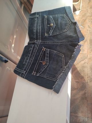 Pantalón corto vaquero mujer