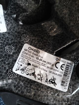 Casco Oxelo Negro Patines Skate