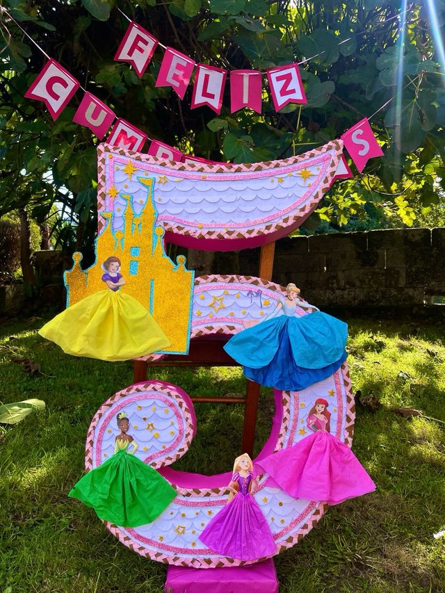 Decoración Fiesta Cumpleaños Princesas 5 Años