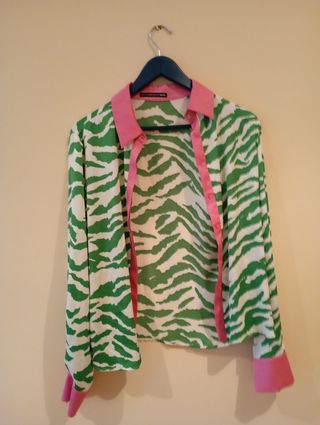 Conjunto Zara: Blusa Lola Casademunt y Pantalón