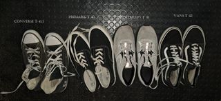 4 pares de zapatos