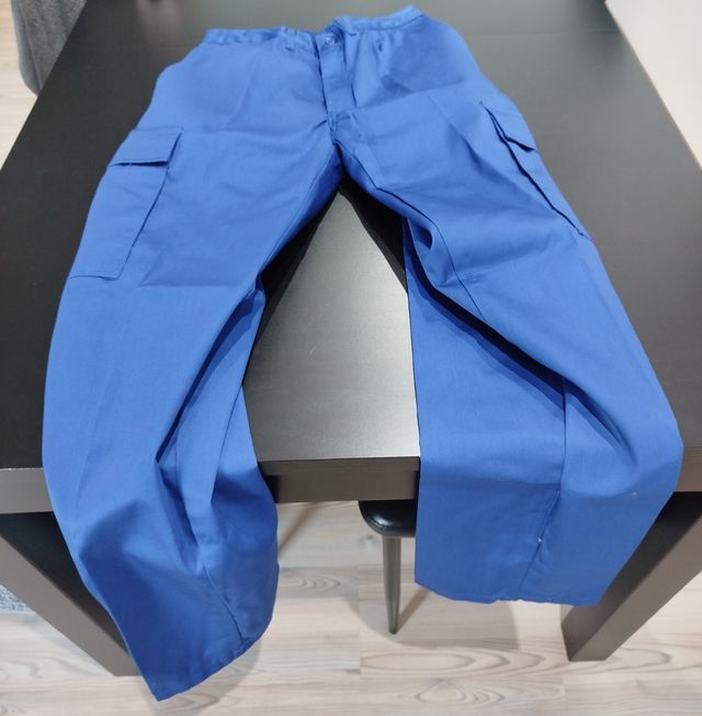 Pantalones de trabajo azules
