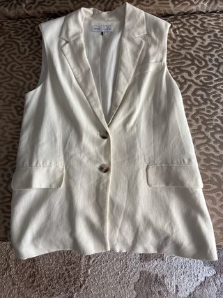 Chaleco elegante Loft blanco Talla M