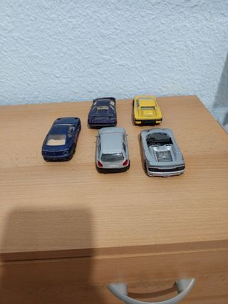 Lote de coches Burago a escala