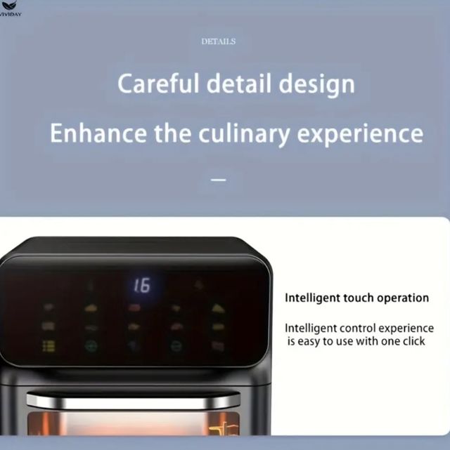 Friggitrice ad aria XXL da 10L 1350W