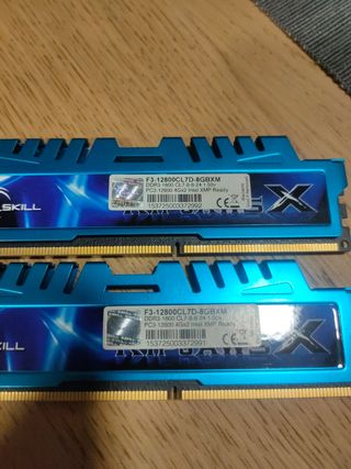 2x 4GB G.Skill DDR3 1600MHz RAM