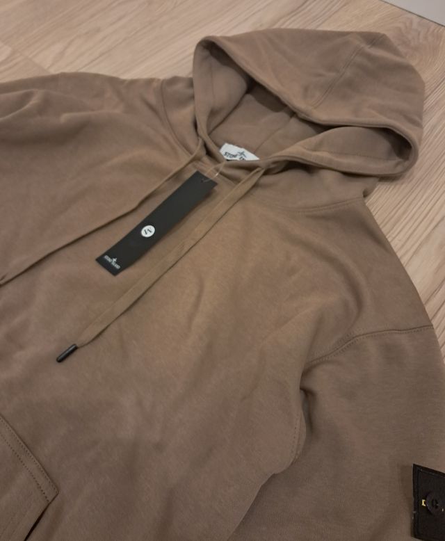Sudadera Stone Island Marrón Talla S