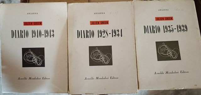 Julien Green -Diario1928-1934; 1935-1939;1940-43