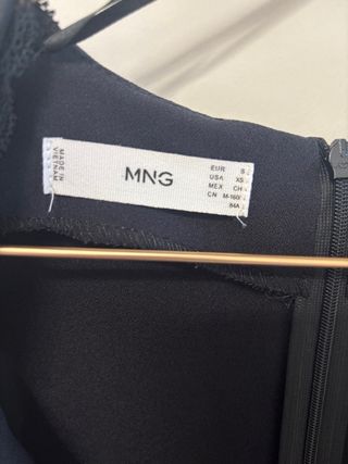 Mono corto negro Mango