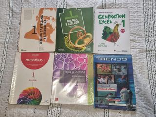 Set/Pack de libros 1°Bachillerato