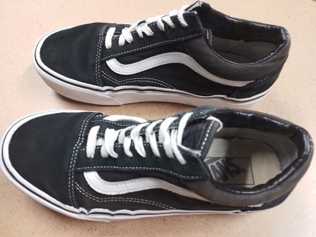 Scarpe Vans Donna Nere Bianche