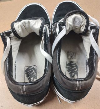 Scarpe Vans Donna Nere Bianche