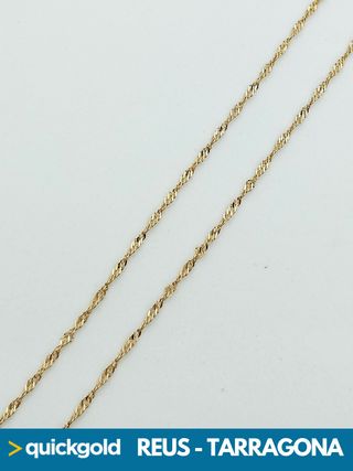 040-03-00421 CADENA ORO DE 18K SINGAPUR
