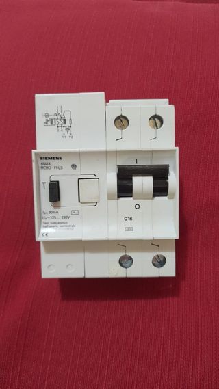 Siemens SSU3 RCBO FI/LS C16 Interruttore