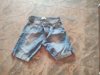 Pantalón corto vaquero hombre