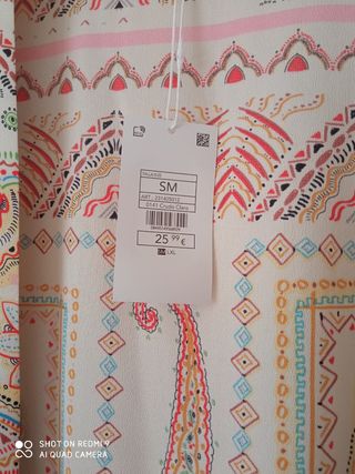Conjunto kimono y pantalón estampado talla única