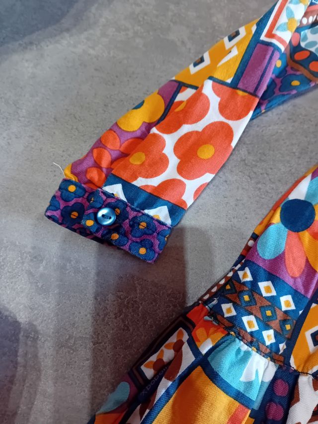 Abito bambina multicolor tg.12m/80cm