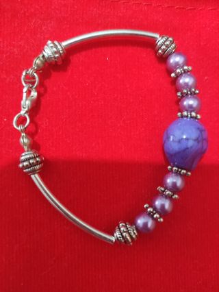 Conjunto collar y pulsera calavera