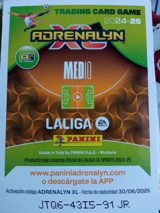 Adrenalyn XL 2024-25 LaLiga, cambio