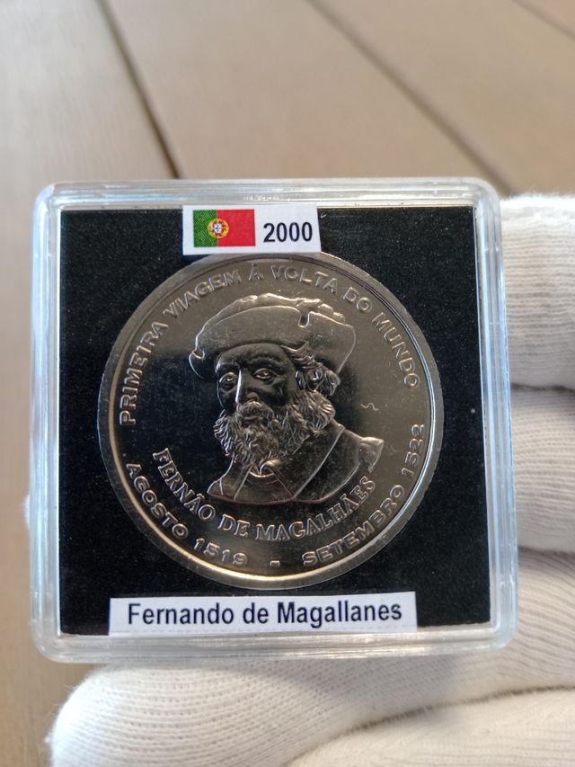 Moneda 200 Escudos S/C Portugal 2000 F. Magallanes