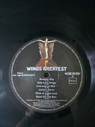 Vinilo Wings - Greatest Hits
