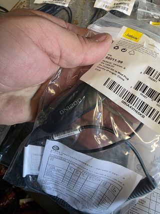 Lote 20 Adaptadores Jabra GN1200 GN1216 Negro