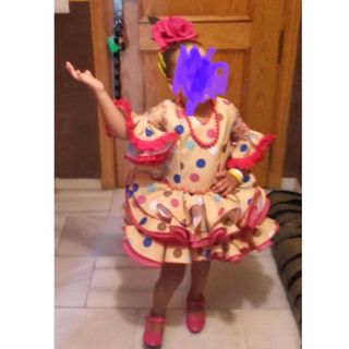 Vestido Flamenca Niña Lunares