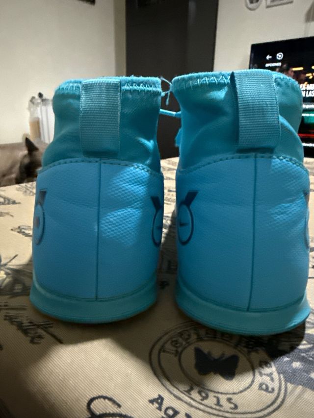Botas de fútbol sala Nike azules