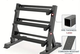 Soporte ajustable para mancuernas 3 Niveles.