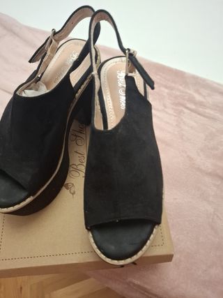 Zapatos de plataforma negros