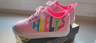 Heelys rosas con ruedas
