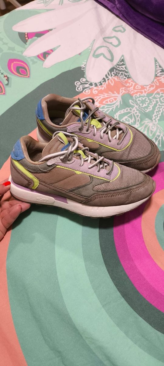 Zapatillas Mujer Hoff Beige y Morado