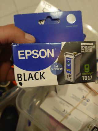 Cartucho Tinta Epson Negro T017 Original Nuevo.