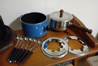 Set 6 piatti e servizio fonduta e bourghignonne 
